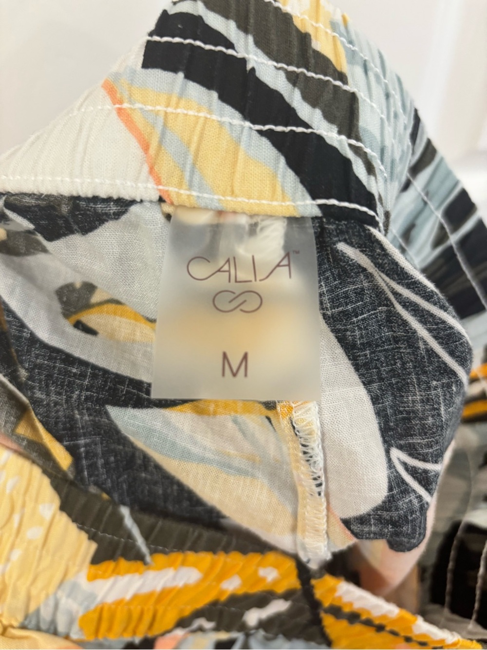 Calia Tropical Print Flowy Shorts M - Picture 4 of 5